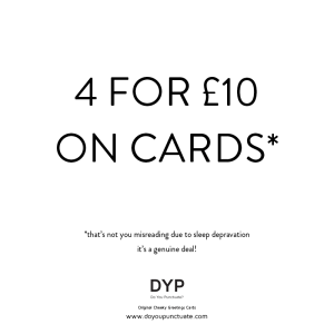 4 cards for £10